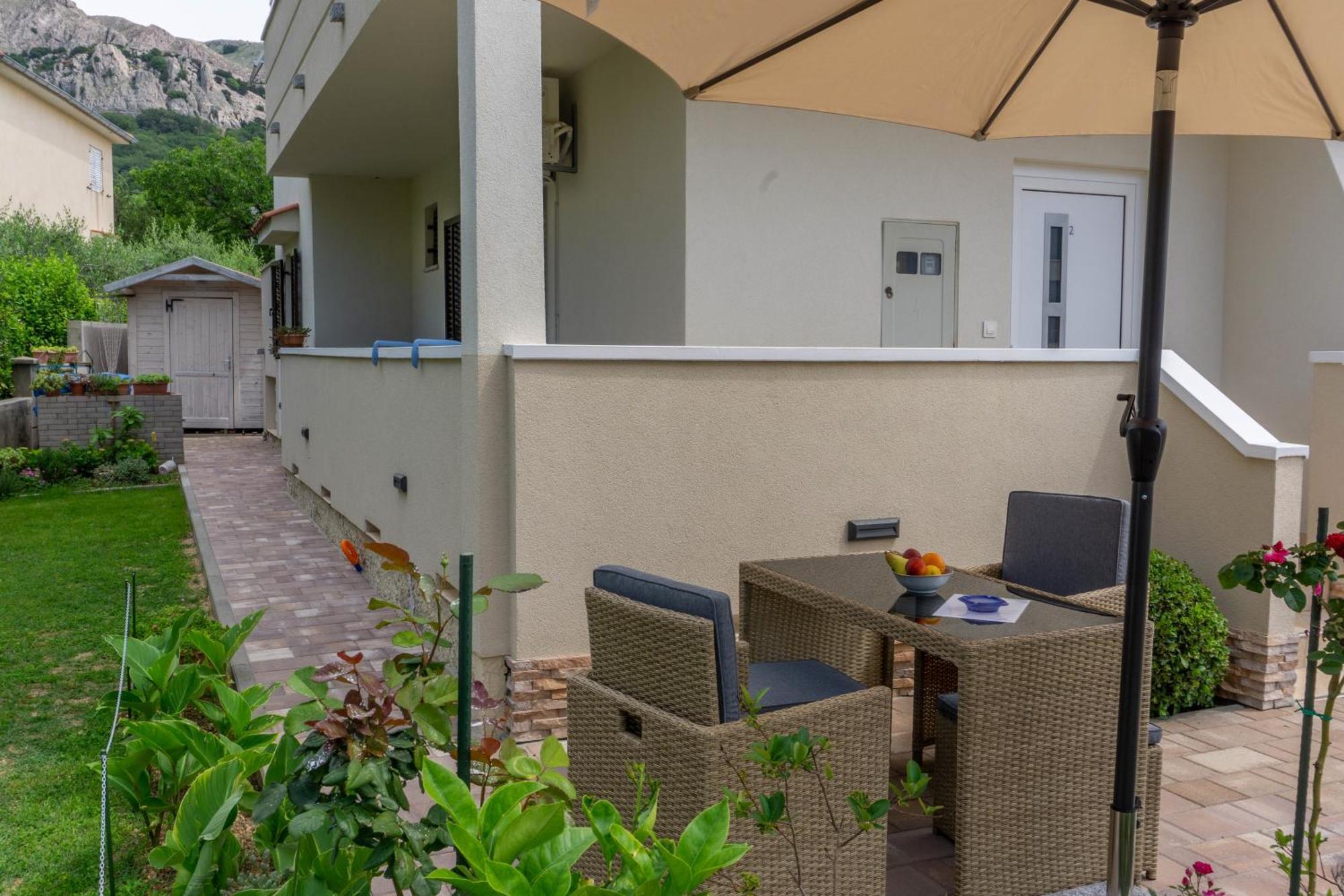 Apartment Jadran Baska Baška Exterior foto